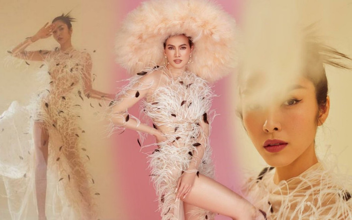 Siêu mẫu Anh Thư đụng váy với Hà Tăng, ai là người chiếm chiếu trên? Ảnh 2