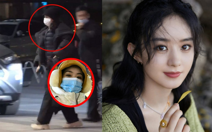 Triệu Lệ Dĩnh lộ ảnh hậu trường phim 'Dã man sinh trưởng': Ăn mặc kín mít chỉ chừa 2 con mắt Ảnh 2