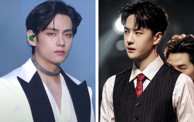 Có thể bạn chưa biết: Vương Nhất Bác và V (BTS) từng đứng chung sân khấu, đọ visual một 9 một 10 Ảnh 10