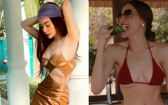 Hot mom 'cháy' nhất gọi tên Hà Hồ: Liên tục khoe vòng 1 quyến rũ sau sinh Ảnh 2