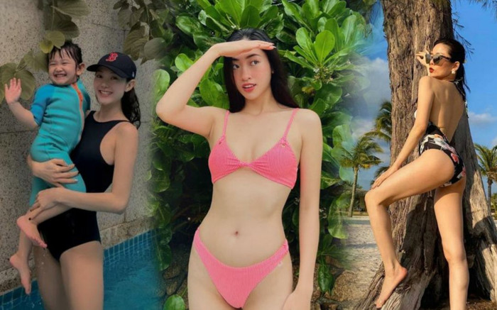 Dàn giám khảo Miss World Vietnam diện đồ tắm: Lệ Quyên có áp đảo đàn em Hoa hậu? Ảnh 2