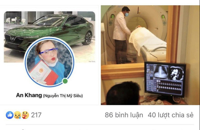 Cô gái dựng 'kịch bản' bị bệnh nhằm chiếm đoạt tiền ủng hộ của người hảo tâm. (Ảnh: Người lao động)