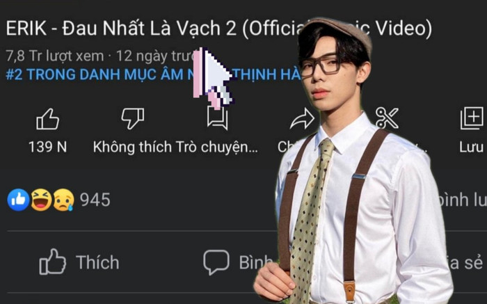 Bài hát bị chế thành 'Đau nhất là vạch 2': Erik vào tận nơi đăng bài để bình luận thể hiện thái độ Ảnh 2