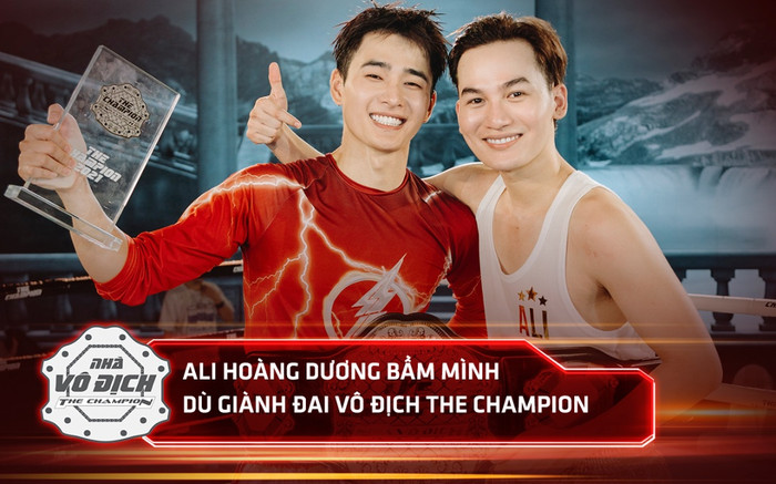 Ali Hoàng Dương bầm mình dù giành đai vô địch The Champion, tiết lộ sẽ 'bù đắp' cho Nhâm Phương Nam Ảnh 2