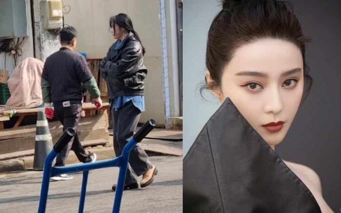 Phạm Băng Băng bị chụp lén khi đóng phim ở Hàn: Ăn mặc xuề xòa nhưng nhan sắc vẫn rất đỉnh Ảnh 2