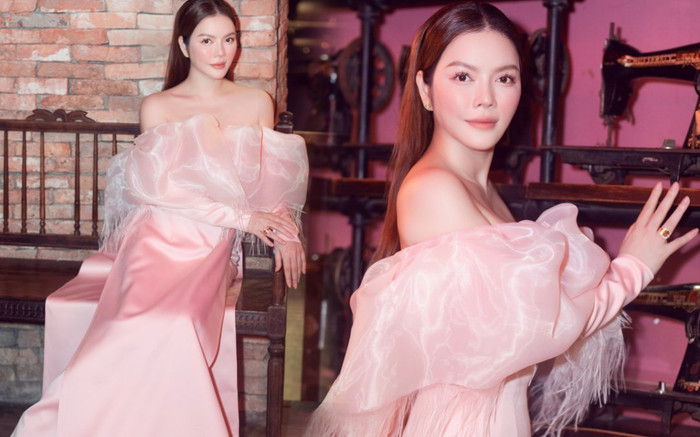 Lý Nhã Kỳ khoe vai trần nõn nà nhưng gây chú ý hơn cả là khuôn mặt đơ cứng Ảnh 2