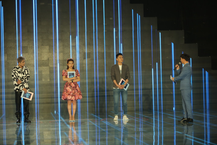 Văn Kiên - Khánh Linh - Tiến Thành (từ trái sang).