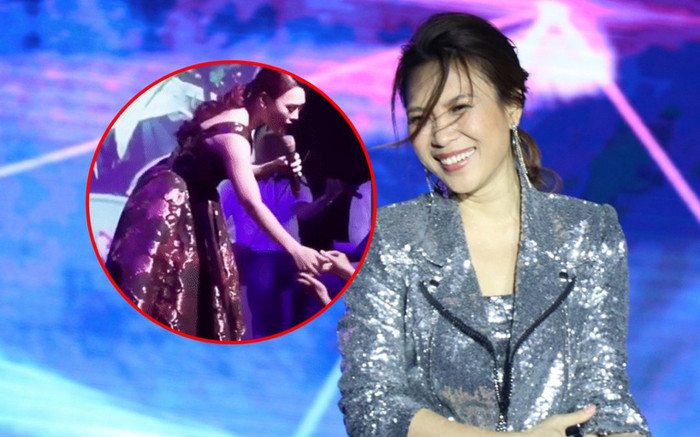 Chuyển sang hát bolero mà không nhớ lời, Mỹ Tâm liền nhận được pha 'cứu nguy' tinh tế từ fan Ảnh 2