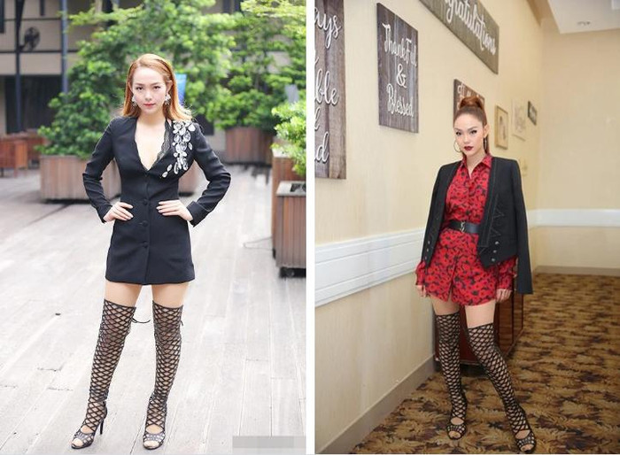 Cùng diện boots 'khổng lồ' kén dáng: Tiểu Vy ấn tượng, Minh Hằng 'thua đau' Ảnh 8