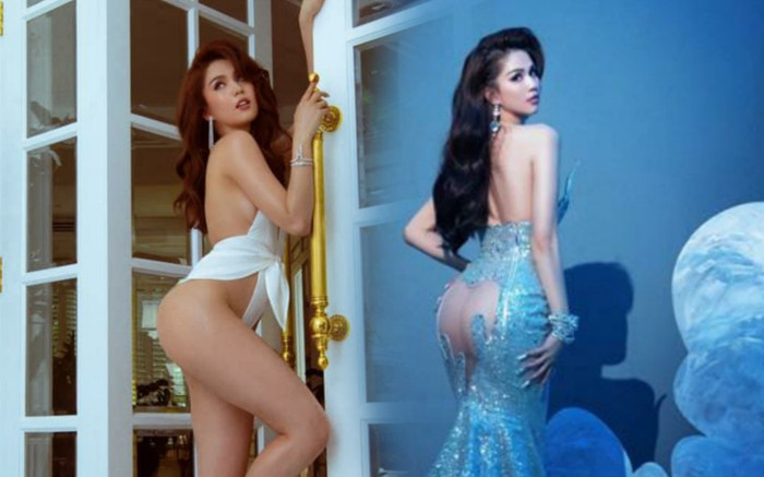 Ngọc Trinh mặc váy dạ hội khoét thẳng vòng 3, màn lên đồ nhận ý kiến trái chiều Ảnh 2