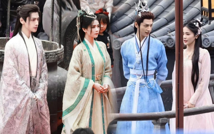 La Vân Hi - Bạch Lộc bị chụp lén ở Trường Nguyệt Tẫn Minh: Ảnh chất lượng thấp, nhan sắc chất lượng cao Ảnh 2