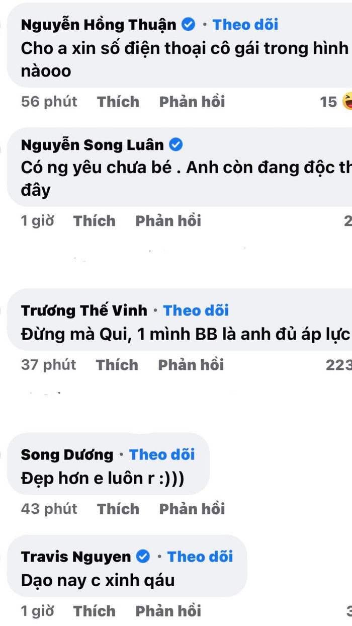 Các sao showbiz nháo nhào vì bức ảnh giả gái quá xinh đẹp của Ngô Kiến Huy. 