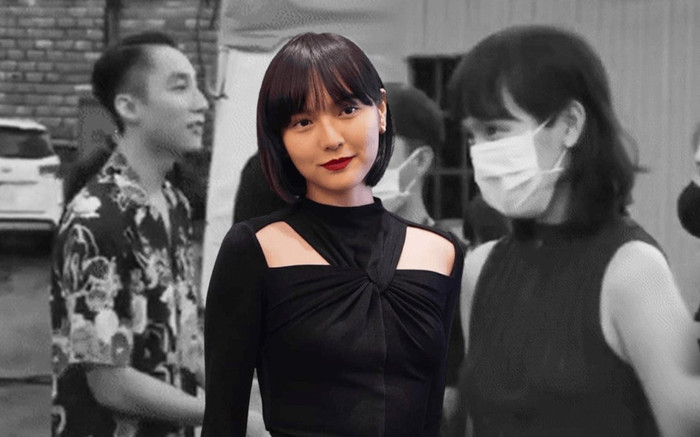 Netizen tranh cãi clip Hải Tú thực hiện hành động đặc biệt khi thấy Sơn Tùng ra trường quay Ảnh 2