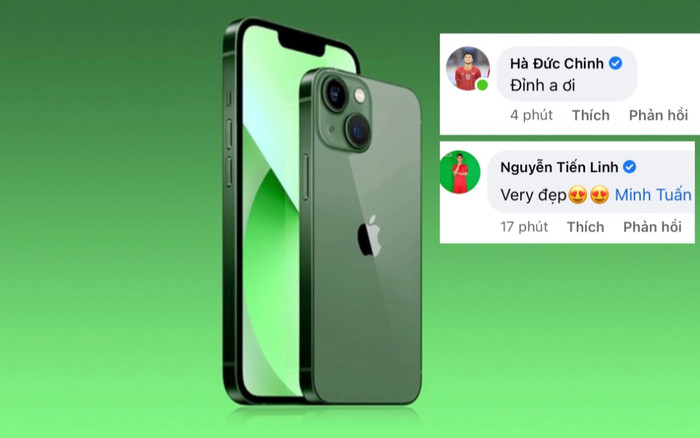 Dàn sao sành điệu của tuyển Việt Nam khen nức nở iPhone 13 màu xanh lá, chờ lên kệ là đổi máy Ảnh 2