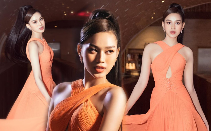 Đỗ Thị Hà diện đầm cut-out: Sắc vóc cỡ này phải khóa Top 5 Miss World mới xứng tầm Ảnh 2