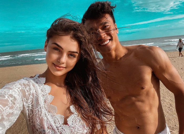 Dianka là bóng hồng Ukraine - bạn gái thủ môn Bùi Tiến Dũng.