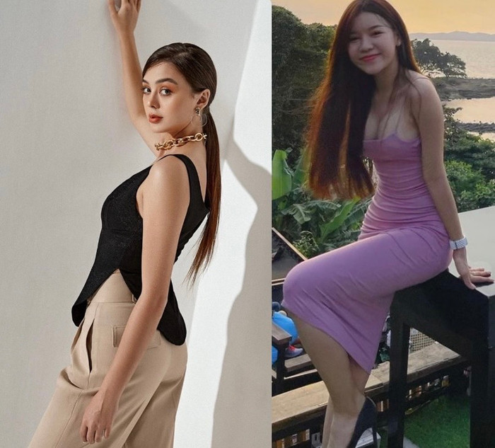 Vì đi theo nghiệp người mẫu nên thời trang Dianka có sự chau chuốt và đậm tính sang chảnh, nghệ thuật hơn so với một Yến Xuân quyến rũ theo kiểu đời thường, tươi mới.