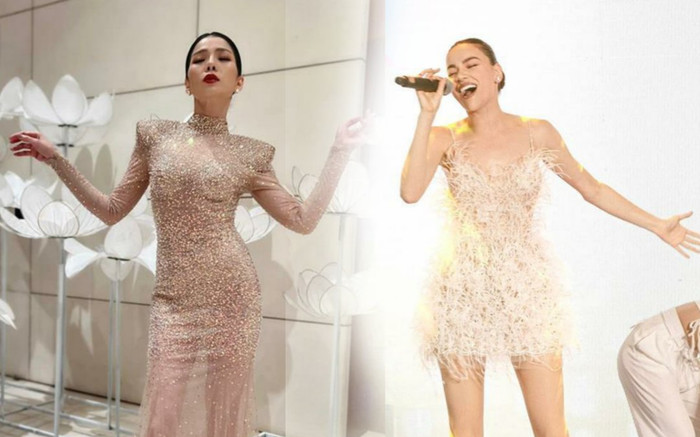 Lệ Quyên lộ 'phụ tùng' với váy xuyên thấu, nhìn sang Hà Hồ phải tấm tắc khen Ảnh 2