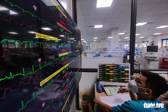 Bệnh viện điều trị bệnh nhân COVID-19 tại Hà Nội - Ảnh: NAM TRẦN