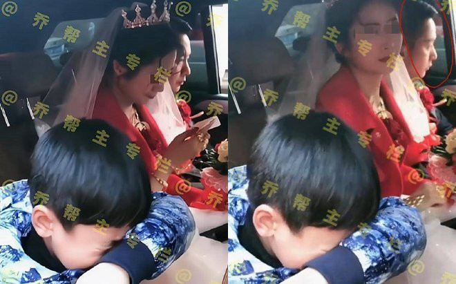 Ngày mẹ tái hôn, con trai khóc gục bên xe đón dâu, nhìn thái độ của chú rể nhiều người lại càng xót xa Ảnh 2
