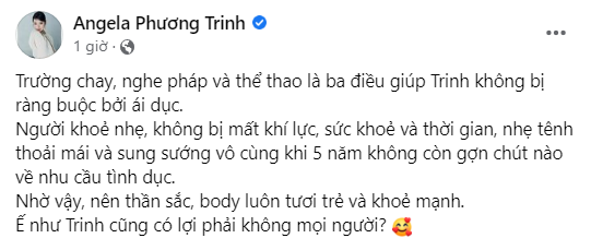 Angela Phương Trinh cảm thấy ế cũng có lợi, khẳng định 5 năm qua không còn chút nhu cầu dục vọng Ảnh 3