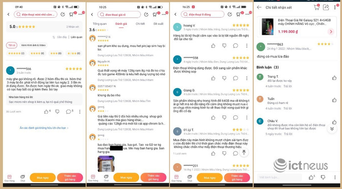 Nhiều người bị lừa mua phải điện thoại kém chất lượng trên sàn thương mại điện tử Ảnh 2