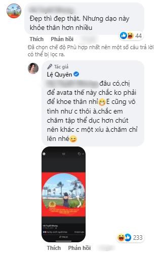 Thậm chí còn thẳng thắng 'đốp chát' những ai có ý kiến không hay về hình ảnh bản thân. 