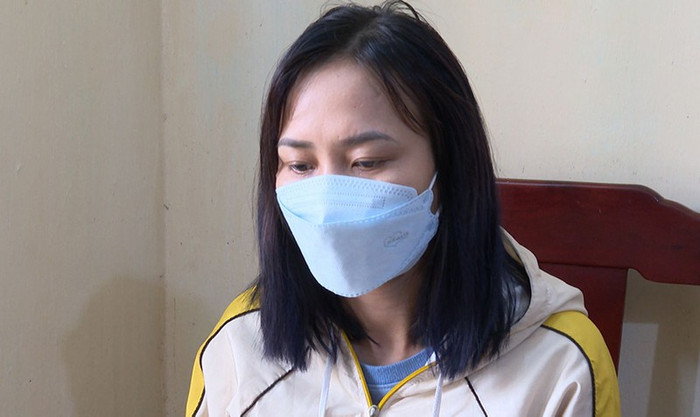 Trần Thị Quyên tại Cơ quan Công an