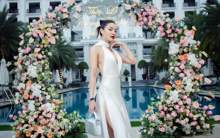 Đi đám cưới em gái nhưng Jolie Phương Trinh bị nhầm là nữ chính Ảnh 2