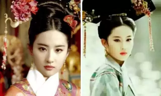 Một số bức hình khác của Lưu Diệc Phi trong tạo hình nhà Thanh.