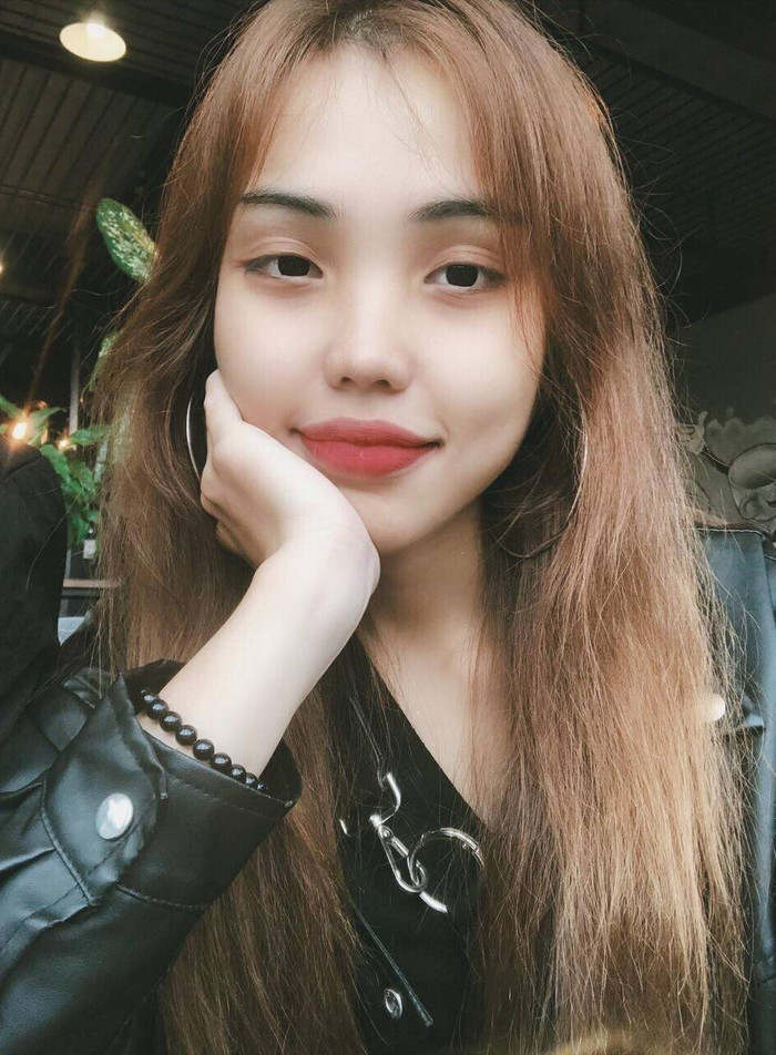 Nhan sắc của Vy trước khi xảy ra biến cố.