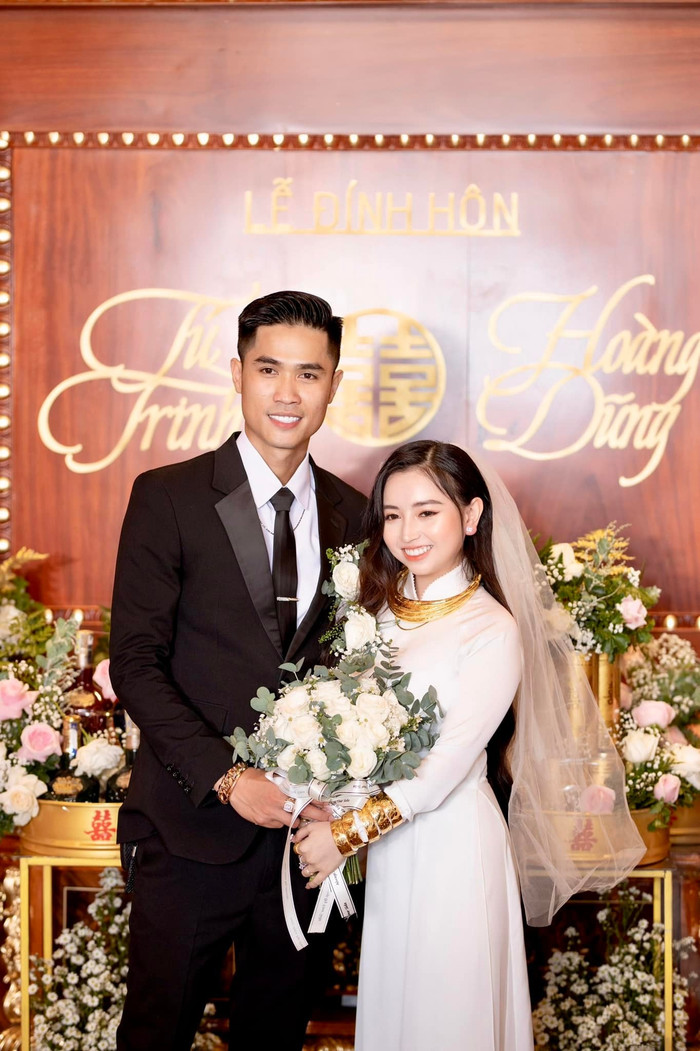 Hình ảnh trong buổi lễ đính hôn của cặp đôi Tú Trinh - Hoàng Dũng