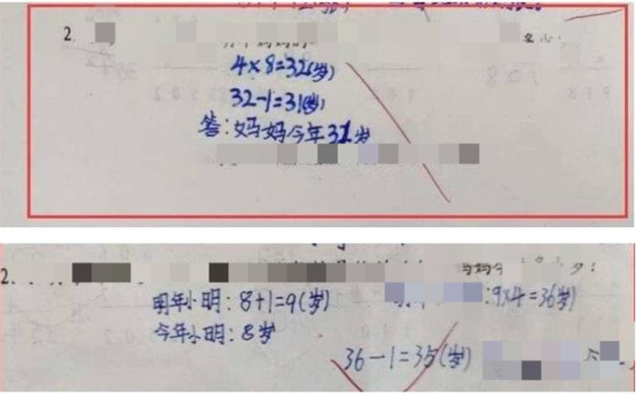 Bài toán Tiểu học gây tranh cãi