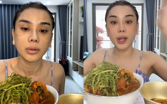 Lâm Khánh Chi livestream lộ mặt mộc, nhan sắc 'xuống cấp' rõ rệt Ảnh 2