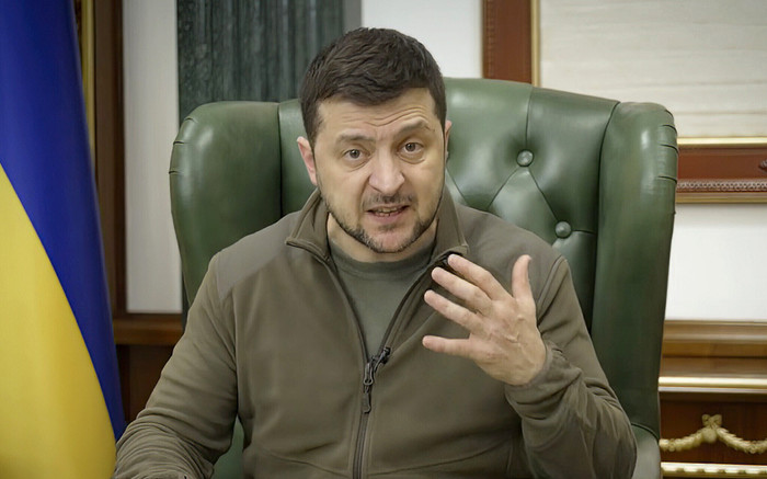 Tổng thống Ukraine Zelensky.