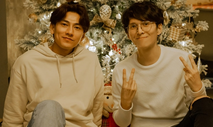 Vũ Ngọc Phượng hội ngộ Isaac Giáng sinh năm ngoái. 