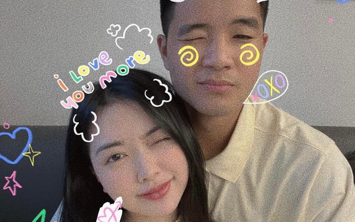 Khoảnh khắc 'tình bể bình' của vợ chồng son Hà Đức Chinh khiến netizen 'lụi tim' Ảnh 2