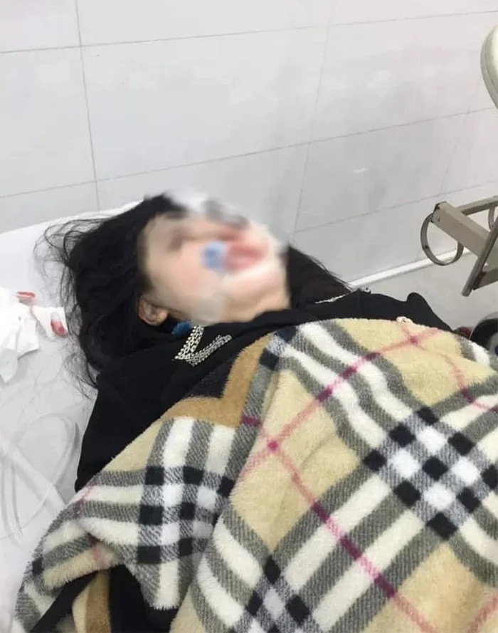 Thời điểm chị H. nhập viện cấp cứu. (Ảnh: GĐCC)