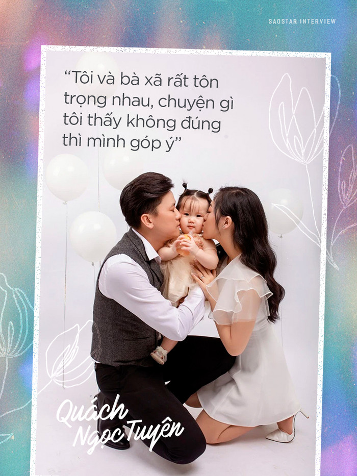 Gia đình nhỏ của Quách Ngọc Tuyên