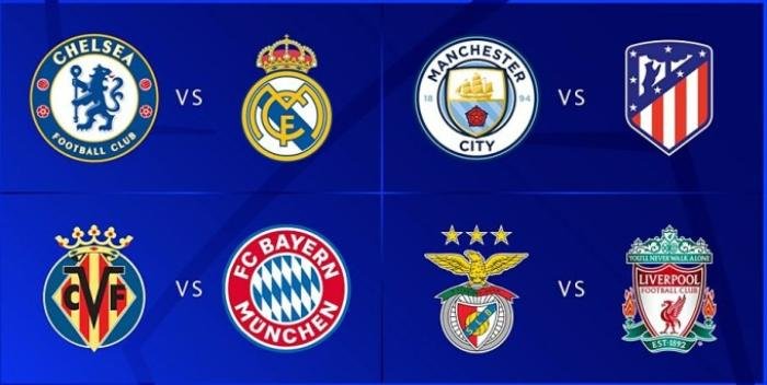 Tứ kết Champions League 2021/22: Chelsea đấu Real, Man City đụng Atletico Ảnh 1