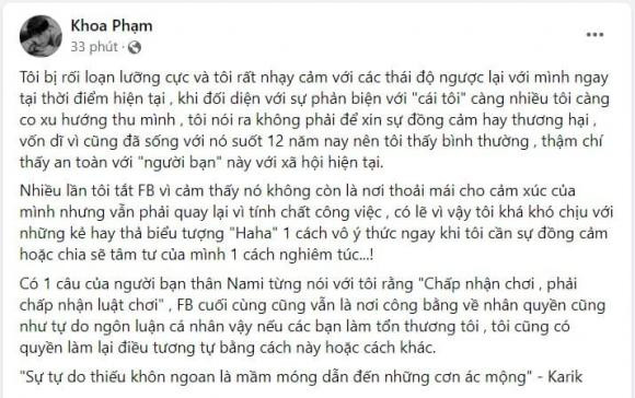 Karik tiết lộ bị rối loạn lưỡng cực nhưng lại xóa bài ngay sau đó, chuyện gì đây? Ảnh 4