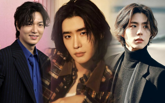 So kè nhan sắc của các nam thần Kbiz khi để tóc dài: Lee Jong Suk quyến rũ, Lee Min Ho như 'ông chú' Ảnh 2