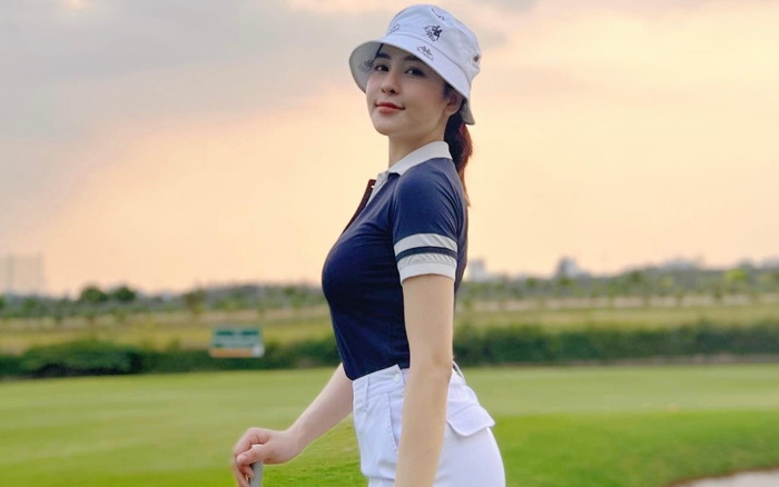 Công Vinh, Trâm Anh đam mê chơi golf như Cường Đô La và Hiền Hồ Ảnh 2