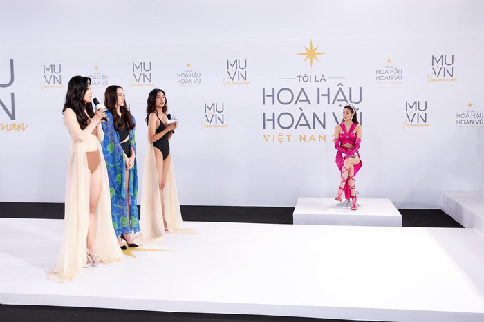 Khánh Vân nổi 'bần bần bật' trong khung hình.