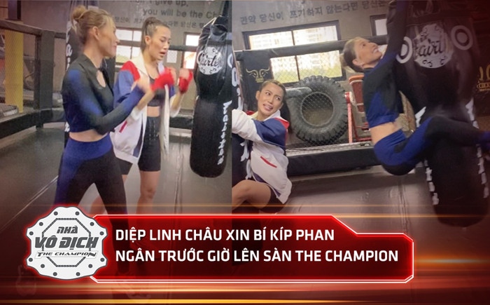 Góc fancam: Phan Ngân truyền bí kíp cho Diệp Linh Châu trước trận đấu 'một mất một còn' với Thảo Nhi Ảnh 2