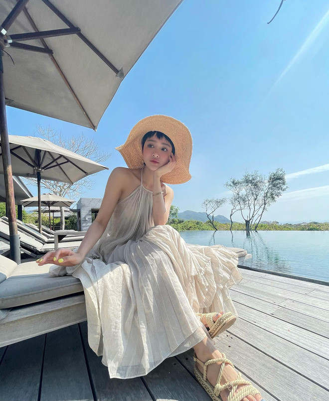 Hiền Hồ đầu tư khá nhiều chi phí cho mỗi lần check in resort.