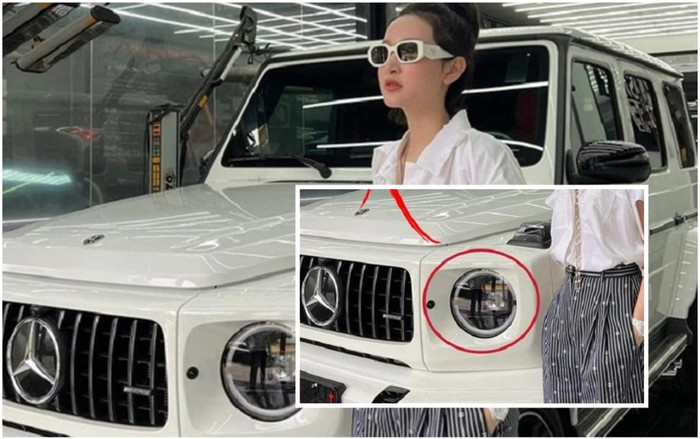 Dân mạng 'soi' ra bóng dáng người đàn ông trung niên trong bức ảnh Hiền Hồ chụp bên chiếc Mercedes G63 Ảnh 2
