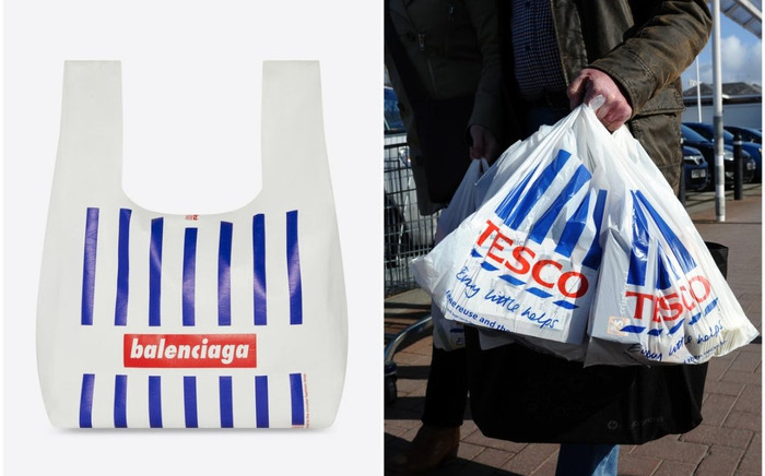 Nhìn qua tưởng túi ni lông, hóa ra là túi xách ngàn đô của Balenciaga Ảnh 2