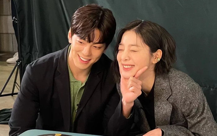 Hẹn Hò Chốn Công Sở: Seol In Ah thừa nhận đã yêu Kim Min Kyu khi quay cảnh hôn 'cực cháy' Ảnh 2
