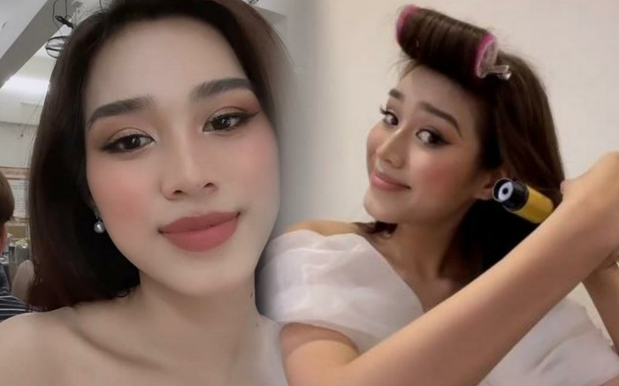 Đỗ Thị Hà tự làm tóc, skincare trên máy bay để về Việt Nam… ăn bánh cuốn Ảnh 2